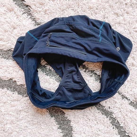 Lululemon Navy Athletic Shorts!! - Picture 4 of 7